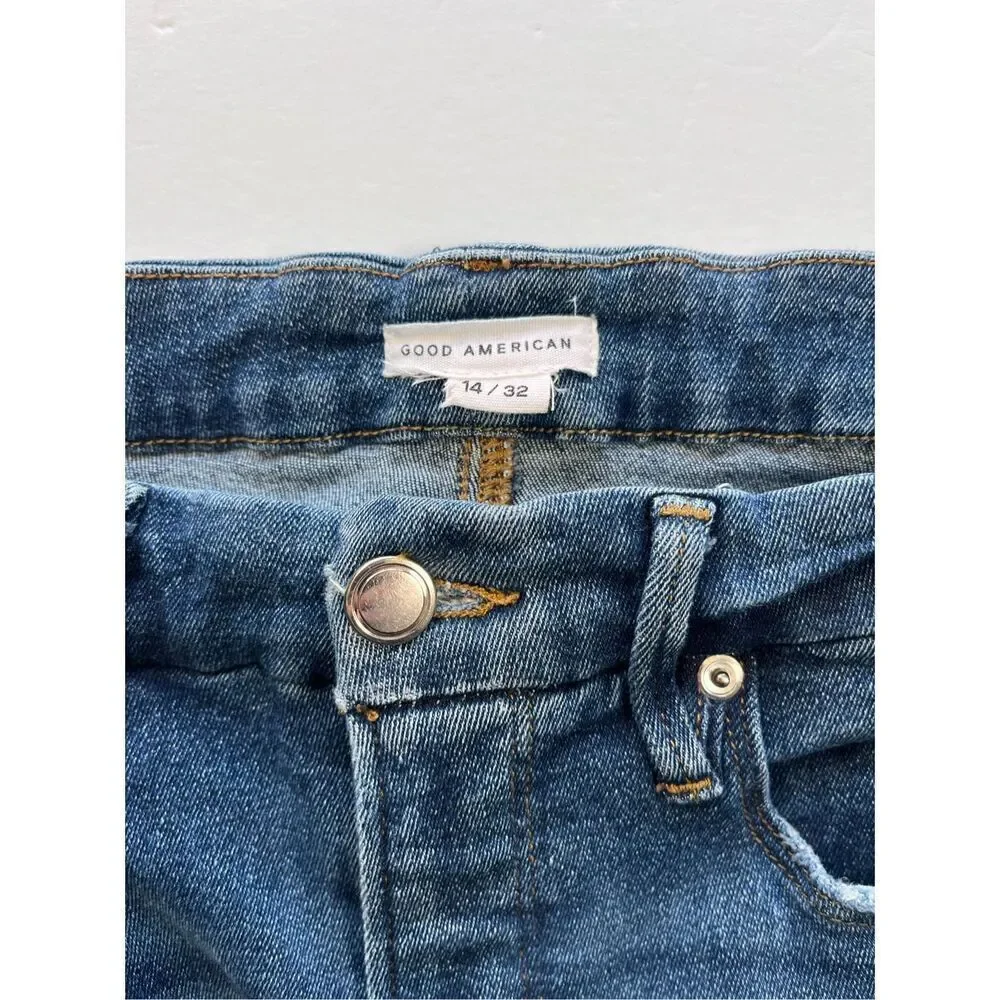 Good American Good Legs High Rise Skinny Jeans Size 14/32 24